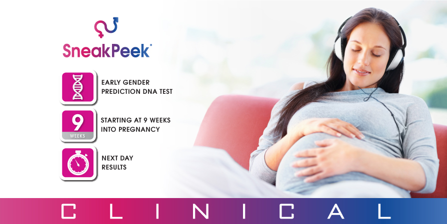 SneakPeek Clinical gender DNA testing